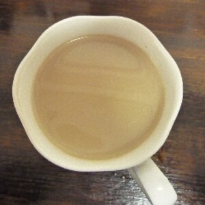 挽きたてきな粉のホットコーヒー(寒天入)